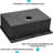 33X22 Inch Gunmetal Black Basin - 16 Gauge Stainless Steel With Superior Resistance To Vibration Kitchen Sink In Corrosion Protection