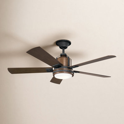 Colerne 52'' 5 Blade Ceiling Fan with LED Light Kit