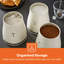 GEEPAS Retrovive 1.4L 3-Piece Tea Coffee Sugar Canisters Set-116734147