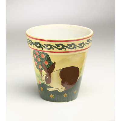 Gagliano Hand Painted Ceramic Pot Planter