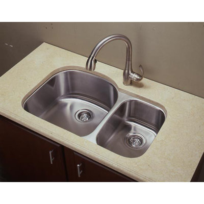 35,5" x 24,5" Double evier sous plan Kitchen Sink