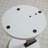 C-Shaped End Table Small Side Table For Couch Sofa Table With Frame For Living Room Bedroom Bedside