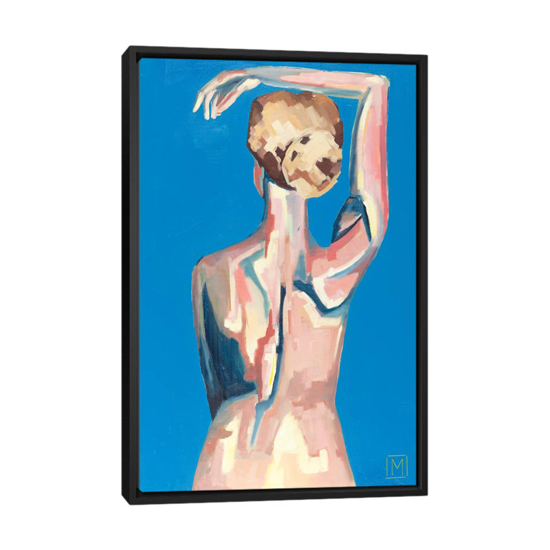 «Nude X», reproduction encadrée sur toile, H 60 po x l 40po x P 1,5 po, Toile avec cadre noir