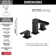 Ara Widespread Bathroom Faucet with Drain Assembly and DIAMOND Seal Technology