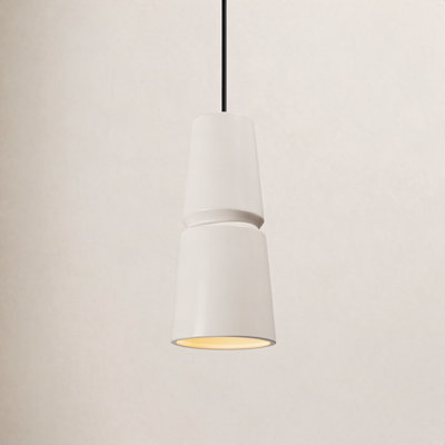 Logan Dimmable Ceramic Single Light Pendant