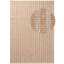 Harvest Rectangle Striped Jute / Sisal Hand Woven Area Rug-123497108