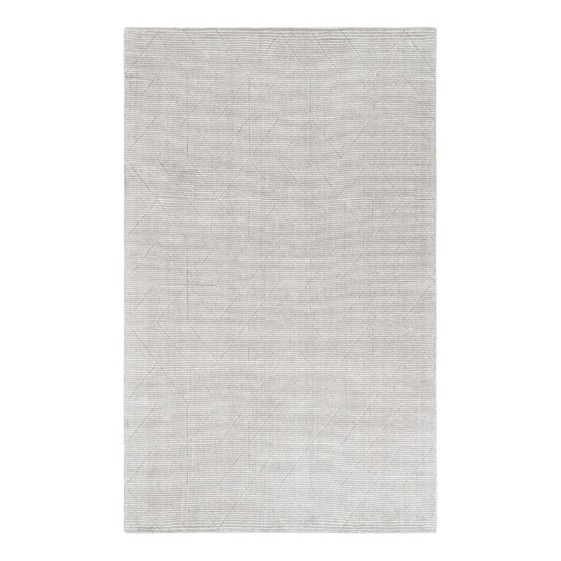 Cyndle Hand-Tufted Wool Geometric Area Rug, Rectangle 5'1" x 8'