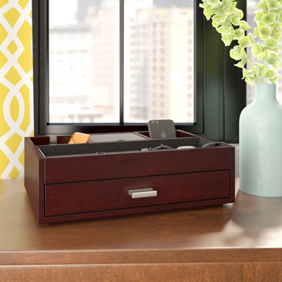 Plateau de rangement pour bijoux de commode valet