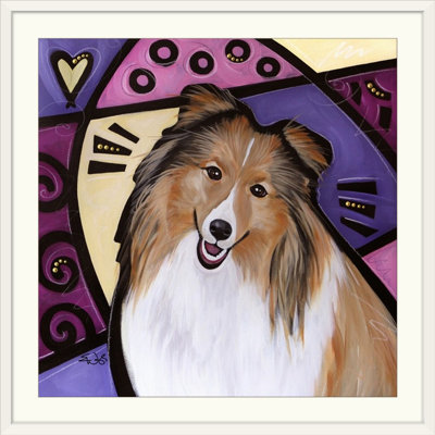 «Shetland Sheepdog Pop Art» par Dunadry, impression