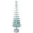 23" Green Snowflake Cutout Christmas Tree With a Star Table Top Decor