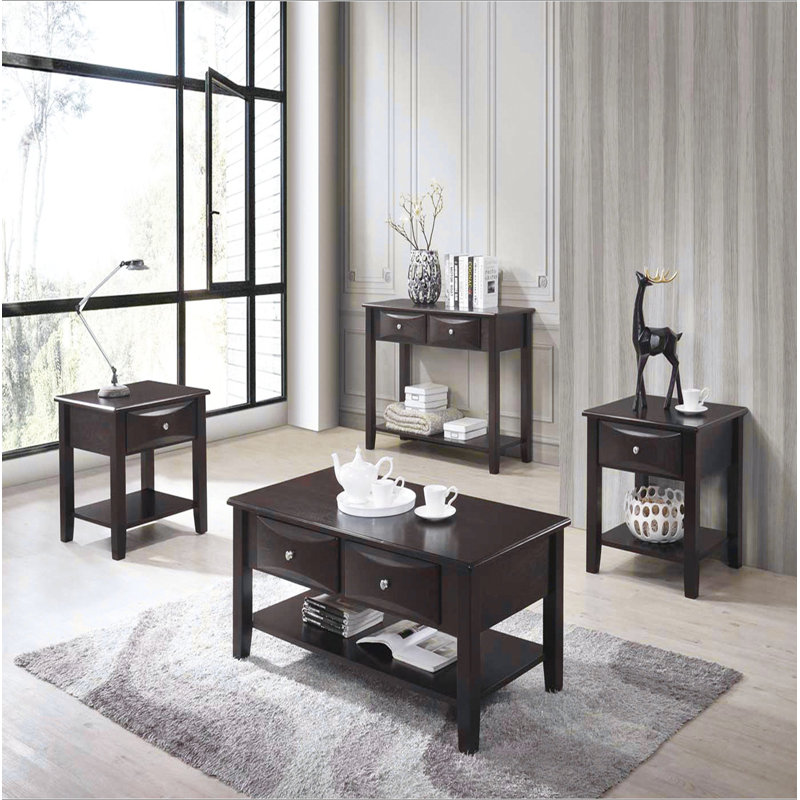 Table basse à deux tiroirs