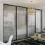 Armoire 4 panneaux coulissants en verre fumé-84510457-84510461