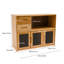 Cearia Bamboo Single Storage Cabinet (18.9" H x 24.4" W x 9" D)