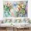 Tapisserie abstraite en verre ornemental blanc fractal-28496492