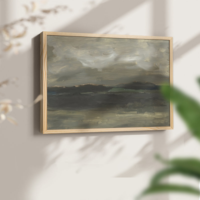 «Mute Lake View II», reproduction encadrée, Naturel, H 16 po x l 20 po