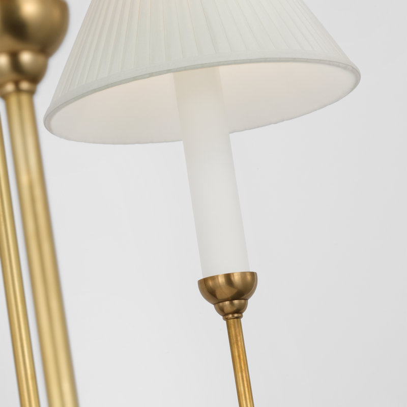 Ingela 6 - Light Metal Chandelier by Amber Lewis