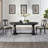 Extendable Oval Wooden Dining Table-551459589
