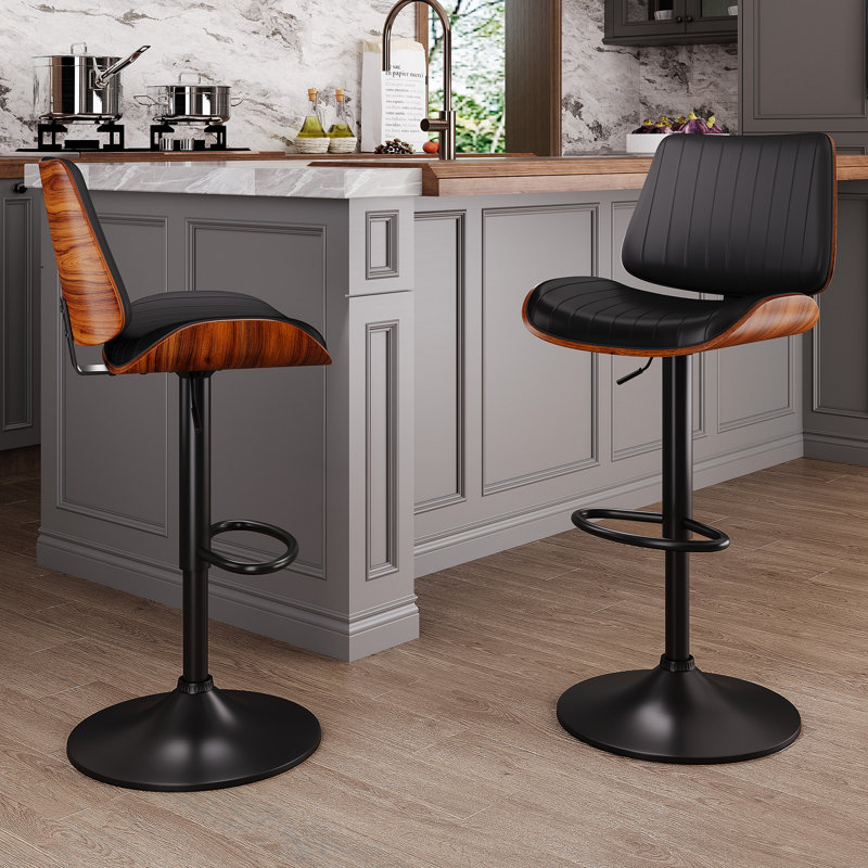 Stools Set Brown Metal Bar Stools BS10 Bar Stool With Round Brown