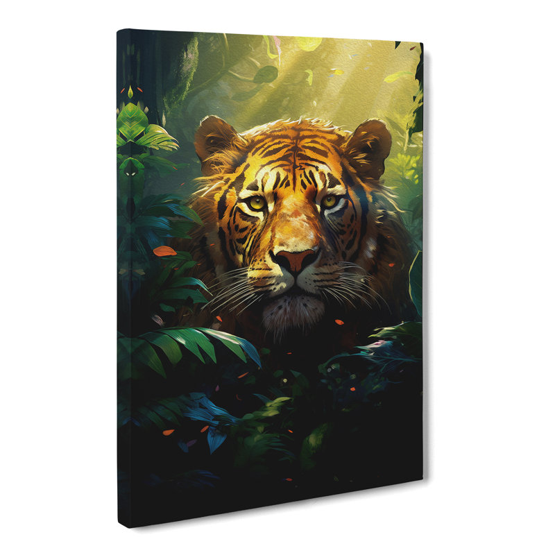 Jungle Informel - Art Prints - Wrapped Canvas, 50cm H x 35cm W x 3cm D