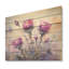 Chardons royaux mauves - chardon, art sur bois de pin naturel-1699853742