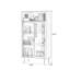 Vitrines en bois massif Cerise-121252426