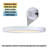 6 Inch 8 Watt Dimmable LED Indoor/Outdoor Flush Mount Fixture with Color Temperature Selection, White Finish, Frosted Polycarbonate Shade-1001802398-1001802395-1001802392