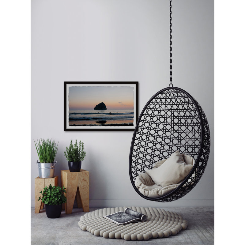 Haystack Rock - Single Picture Frame Painting, 41 cm H x 61 cm W