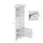 Triangular Corner Cabinet Boasting Triple Drawers And Adjustable Shelves-66263896