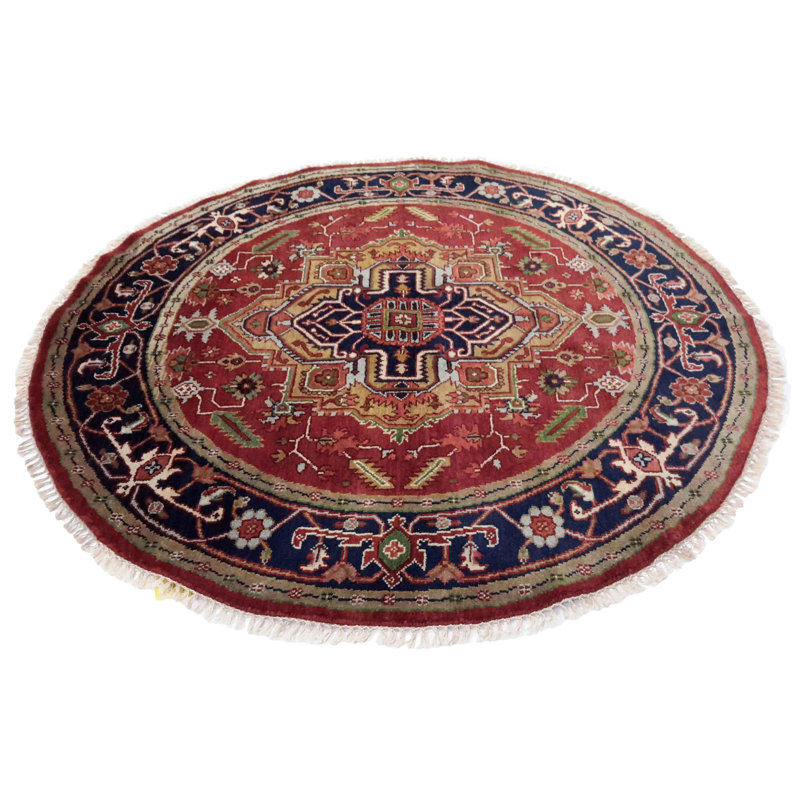 Kelene Oriental Area Rug in Red
