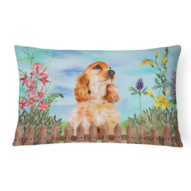  Coussin intérieur / extérieur Cocker Spaniel Spring