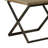 Mera 24 In. Medium Weathered Oak Square Solid Wood End Table With X-Shape Base And Removable Tray Top
