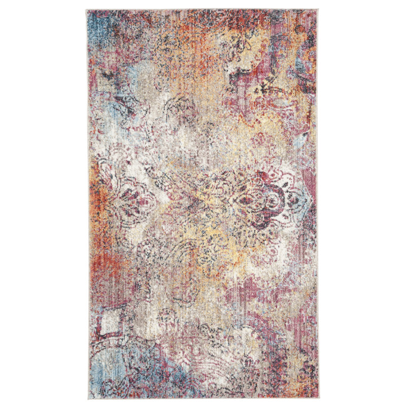 Massad Performance Abstract Rug, Rectangle 3' x 5'