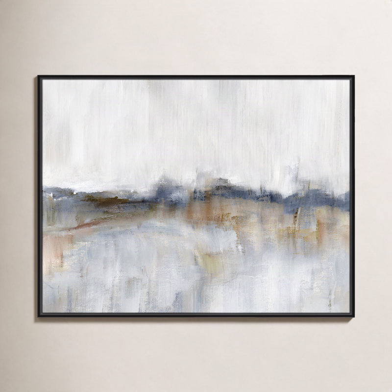 «Autumnal Tide» par Nan - reproduction sur toile flottante, H 31,5 po x l 41,5 po, Espresso