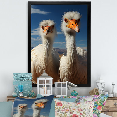 " Ostrich Harmony Portrait "