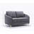 Yuina Gray Linen Loveseat
