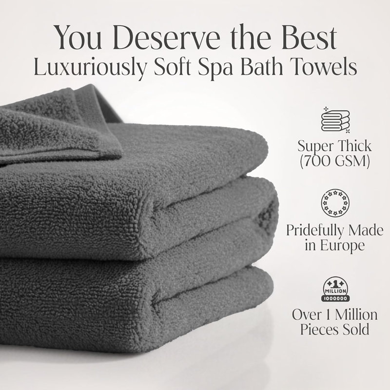 Washcloth and Hand Set, Natural, 6 Piece Towel Set