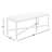 Capri Polyester Upholstered Bench