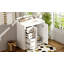 Ensemble de meuble-lavabo 36 po avec lavabo en céramique, armoire de rangement en bois massif, ensemble de meuble-lavabo autoportant avec 3 tiroirs et portes à fermeture douce-1213212835