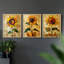 Étude florale CLV III -Set de 3 estampes numériques giclées -Prêt à-684229918-684229907