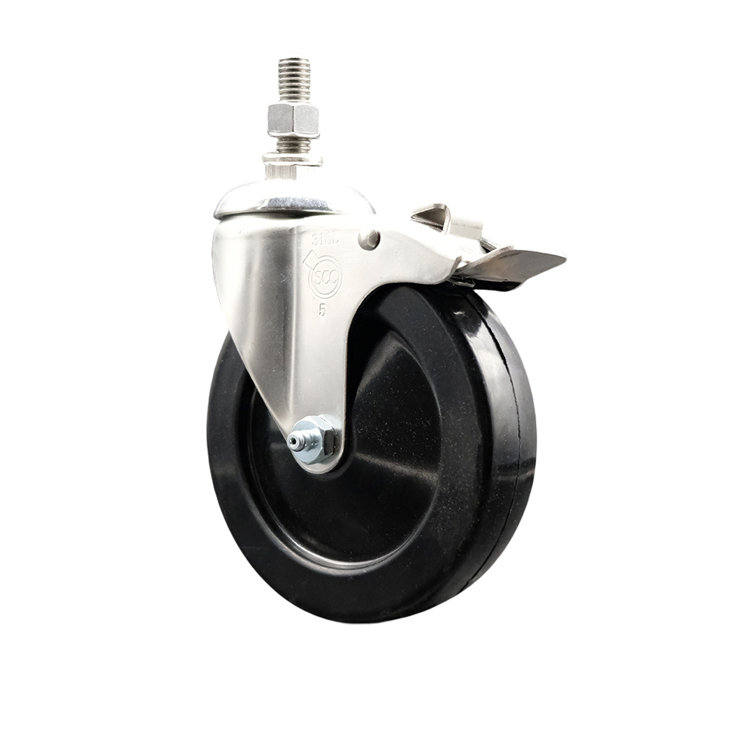 Service Caster Rubber Casters | Wayfair