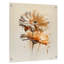 Fleur orange orange Gerbera III - art mural en acrylique Gerbera pour le salon-1703073241