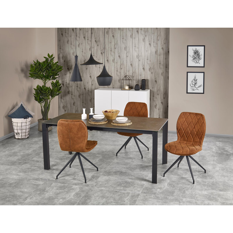 Inderveer Metal Base Dining Table