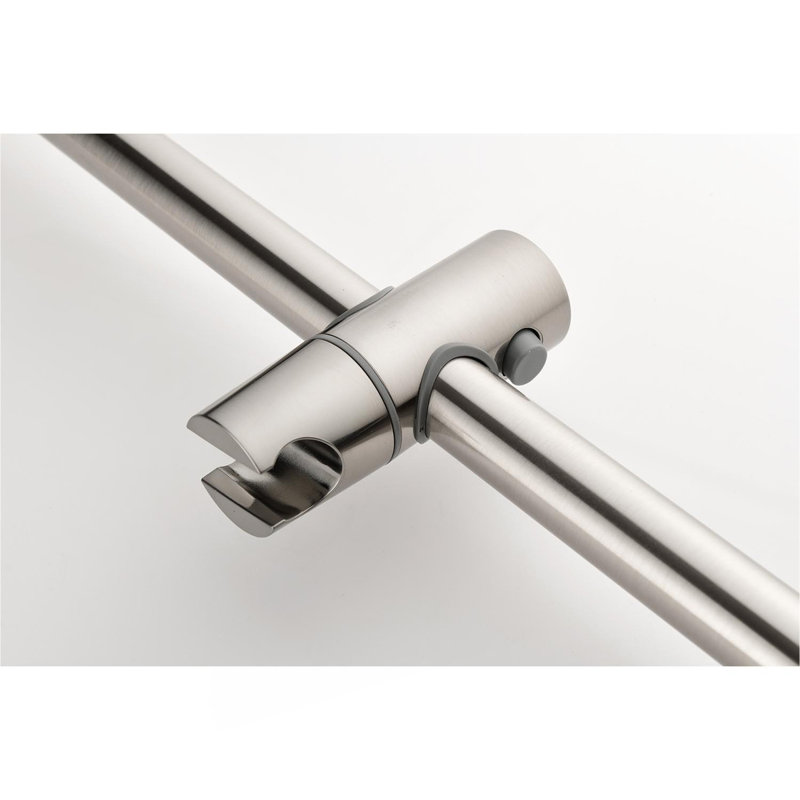 Système de douche avec pomme de douche, douche à main, barre coulissante, jets de corps, bras de douche, tuyau, garniture de valve et poignées à levier