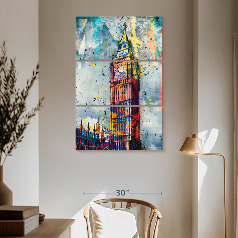 Nicci Big Ben Paint Splash