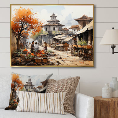 Vietnamese Countryside Market II - Vietnam Wall Decor