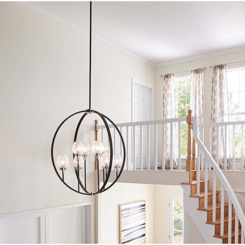 8 - Light Globe Chandelier