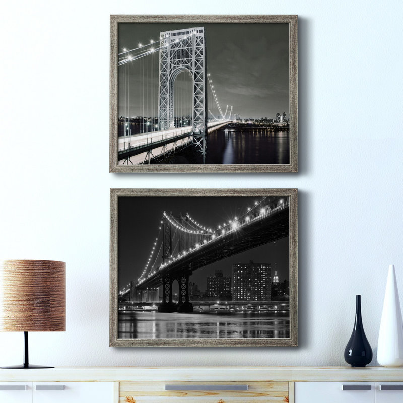 City Lights - ensemble de 2 reproductions de cadres photo