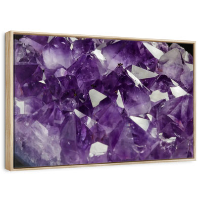 Cristal améthyste mauve