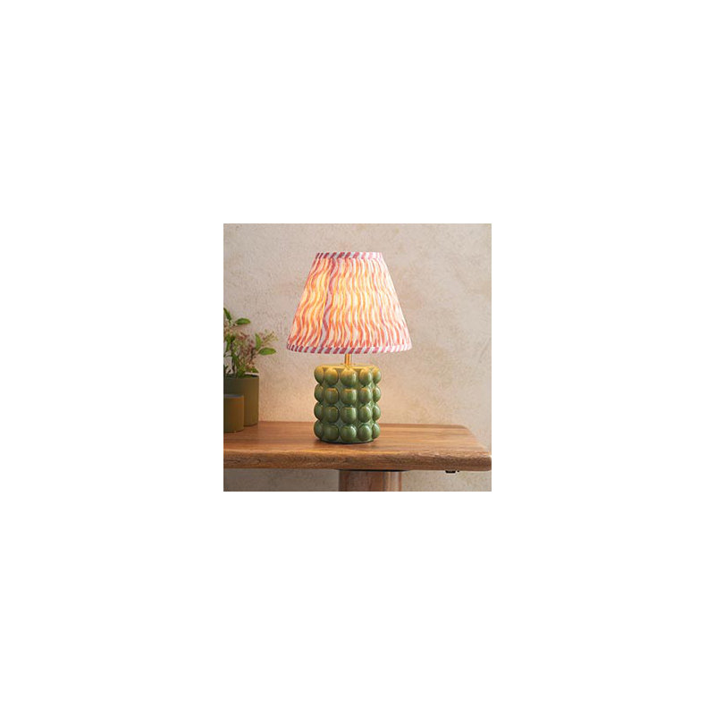 Bobble Table Lamp, Coral Pink