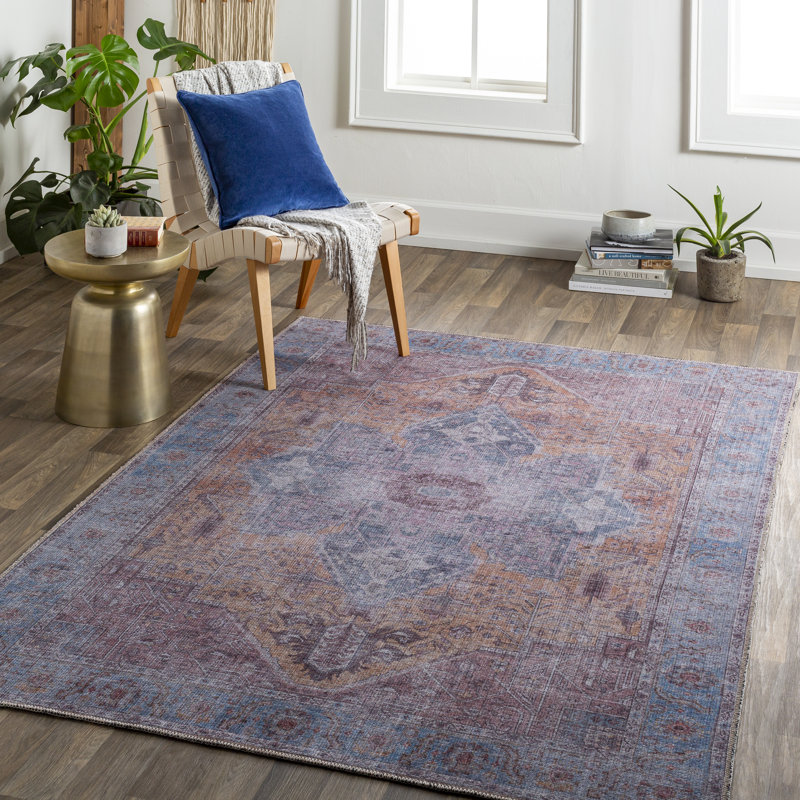 Highfill Washable Oriental Indoor Rug, Runner 2'7" x 12'